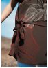 5-in-1 Tunic Brown Butterfly