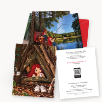 11 Art Cards · GPS Art Route Baarnse Bos · Chapter One · THE DRAGON